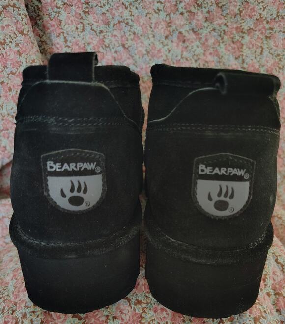 BearPaw Shoes - Bearpaw Black Suede Ankle Boots, Women's Size 10
